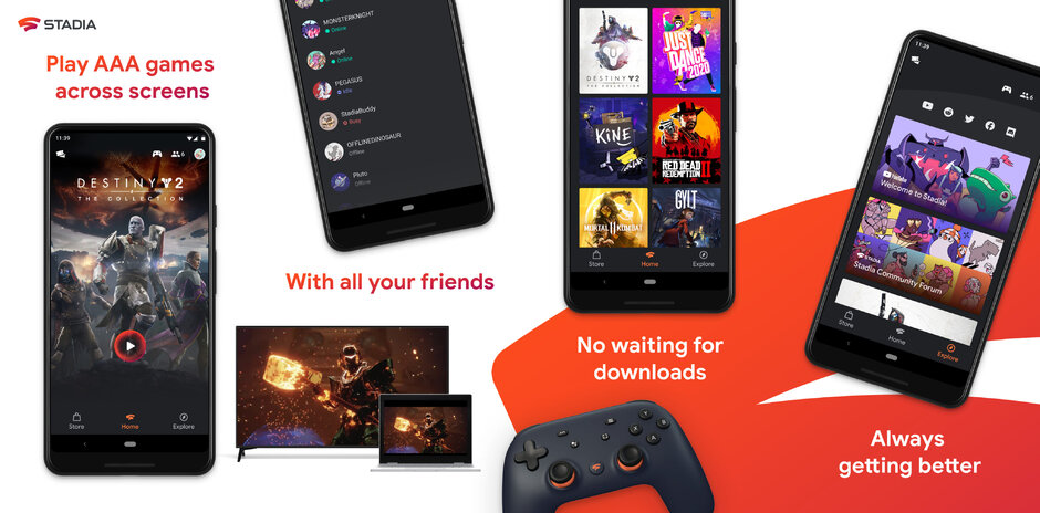  Google Stadia app 